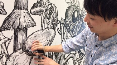 壁画アーティスト　村山大明氏