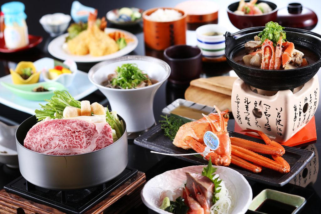 【迷ったらコレ！】香住ガニや黒毛和牛も！奥城崎定番会席プラン ＜郷土会席／2食付＞