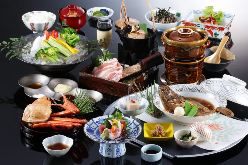 ★【平日限定！】但馬の幸豪華共演！カニ・八鹿豚・但馬鶏＜お値打ち会席／2食付＞